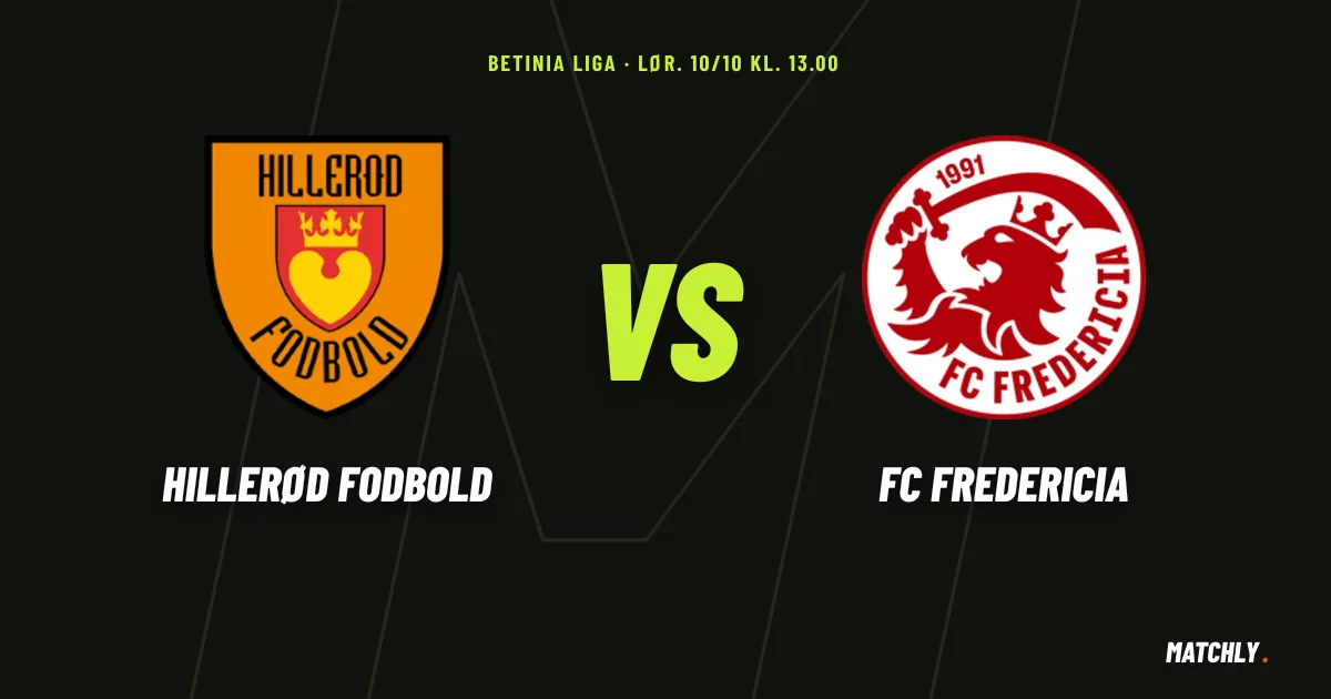 Hillerød Fodbold mod FC Fredericia