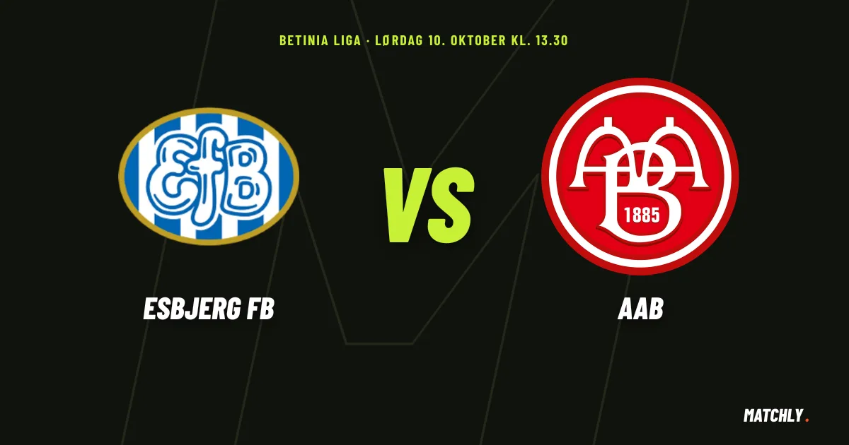 Esbjerg fB mod AaB i Betinia Liga