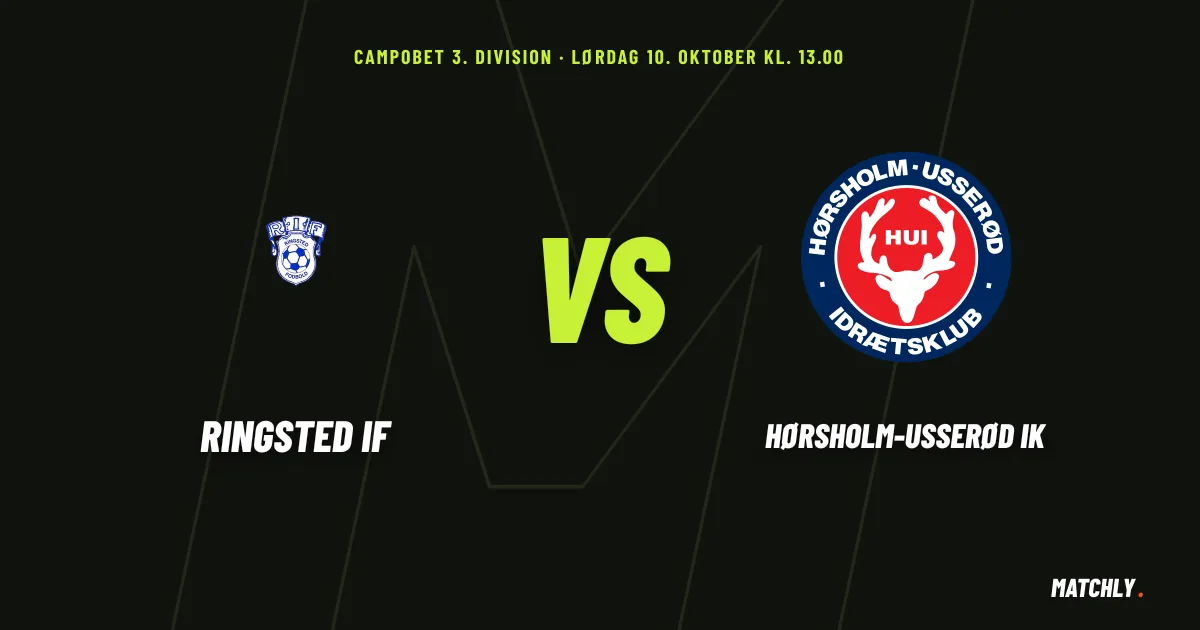 Ringsted IF mod Hørsholm-Usserød IK i CampoBet 3. Division
